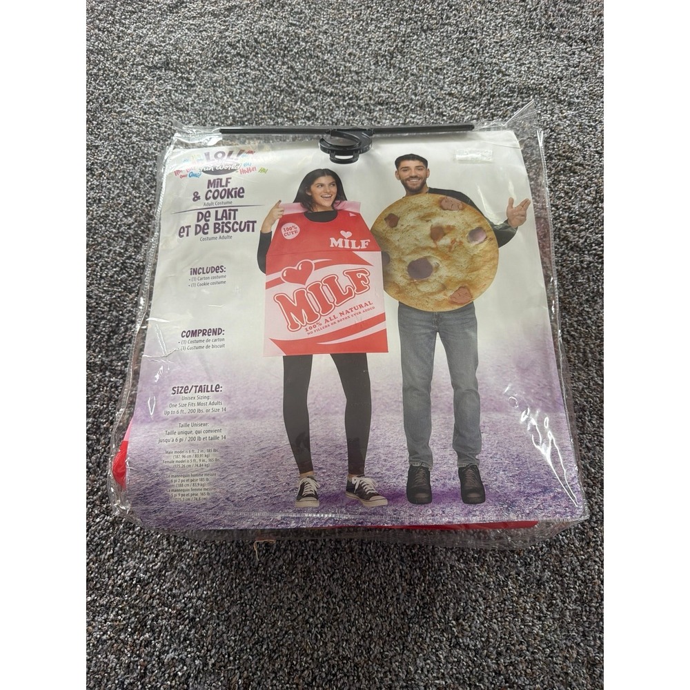 Milf & Cookie Couples Halloween Costume - One Size - Fun World New